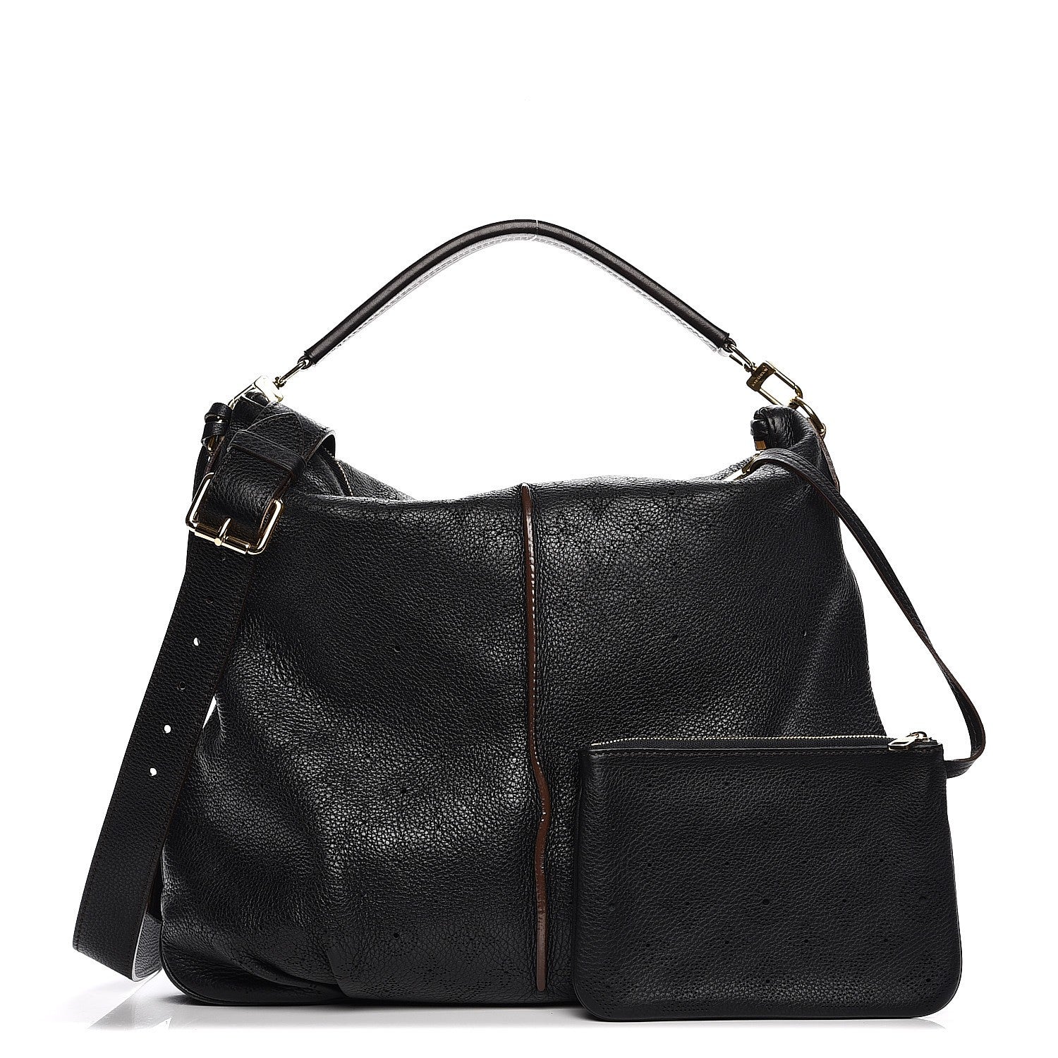 Louis Vuitton Mahina Selene MM Black 4 of 22