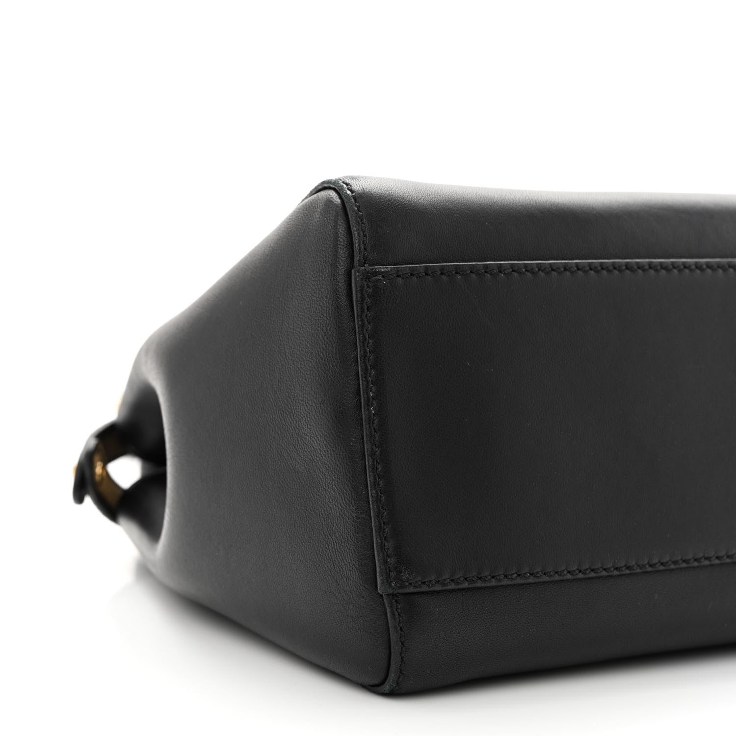 Fendi Nappa Mini Peekaboo Iconic Satchel Black 10 of 11