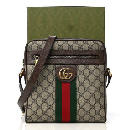 Gucci GG Supreme Monogram Web Small Ophidia Messenger Bag Brown 14 of 14