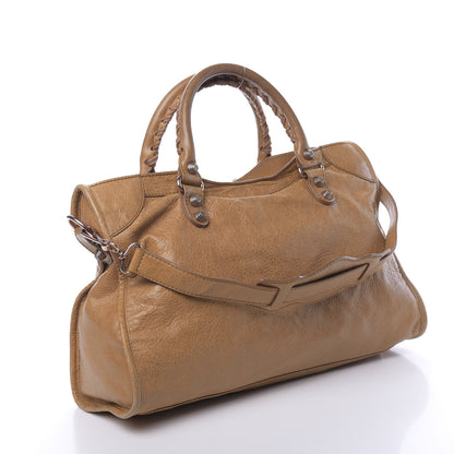 Balenciaga Agneau Giant 12 Rose Gold Hardware City Cumin 3 of 13