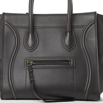 Celine Smooth Calfskin Medium Phantom Luggage Grey 9 of 22