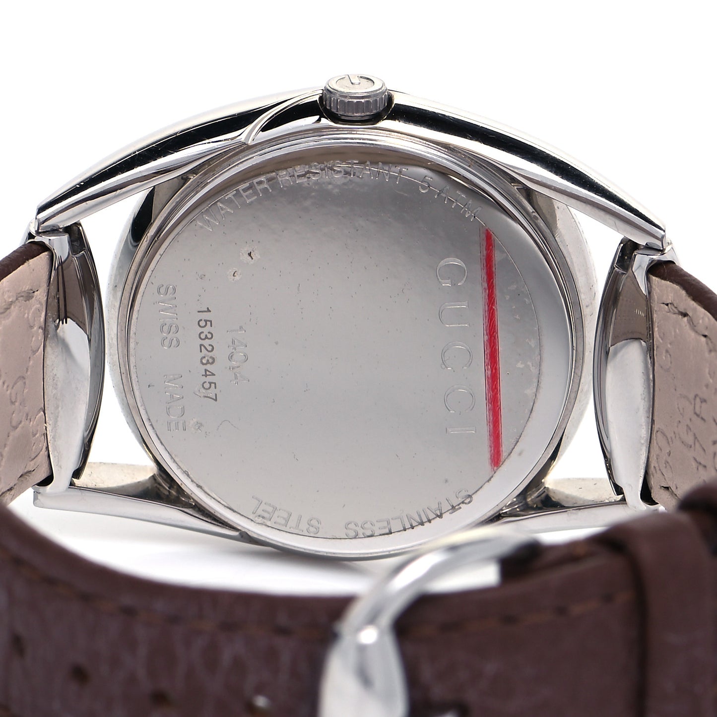 Stainless Steel Calfskin 34mm Horsebit Quartz Watch