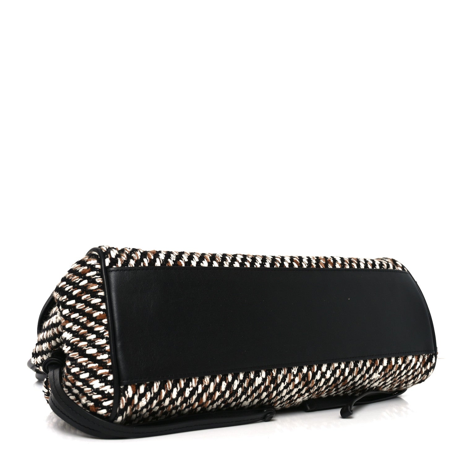 Chanel Tweed Calfskin Urban Essentials Small Shopping Bag Black Multicolor 3 of 10