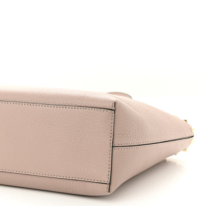 Valentino Garavani Grained Calfskin Small Rockstud Shoulder Tote Poudre 8 of 8