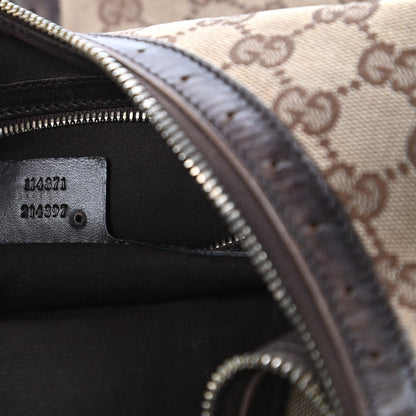 Gucci Monogram Web GG Reins Hobo Brown 9 of 10