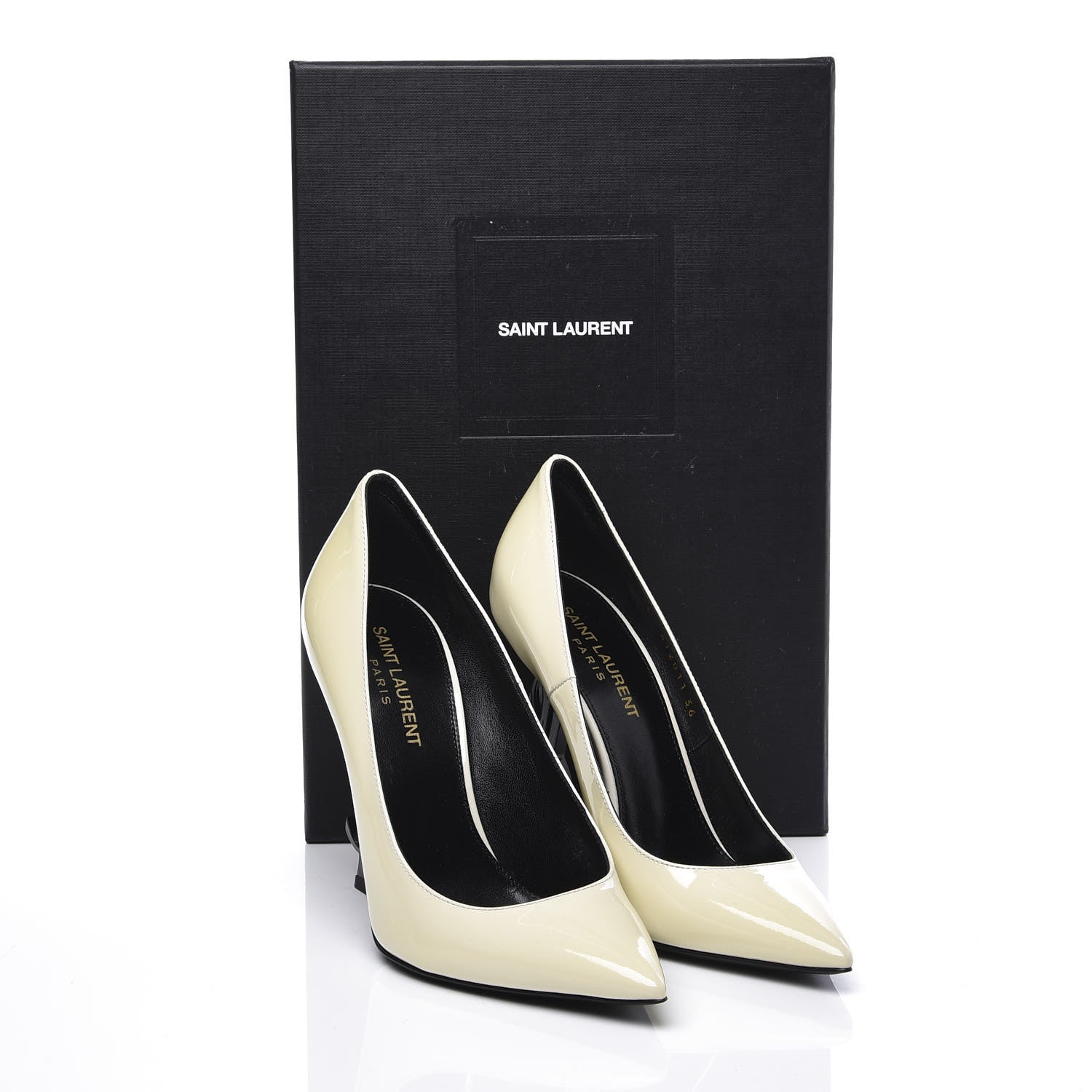 Saint Laurent Patent Opyum 100 Pumps 36 Neutro 11 of 11
