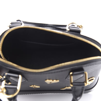 Louis Vuitton Epi Love Lock Alma BB Black 6 of 10