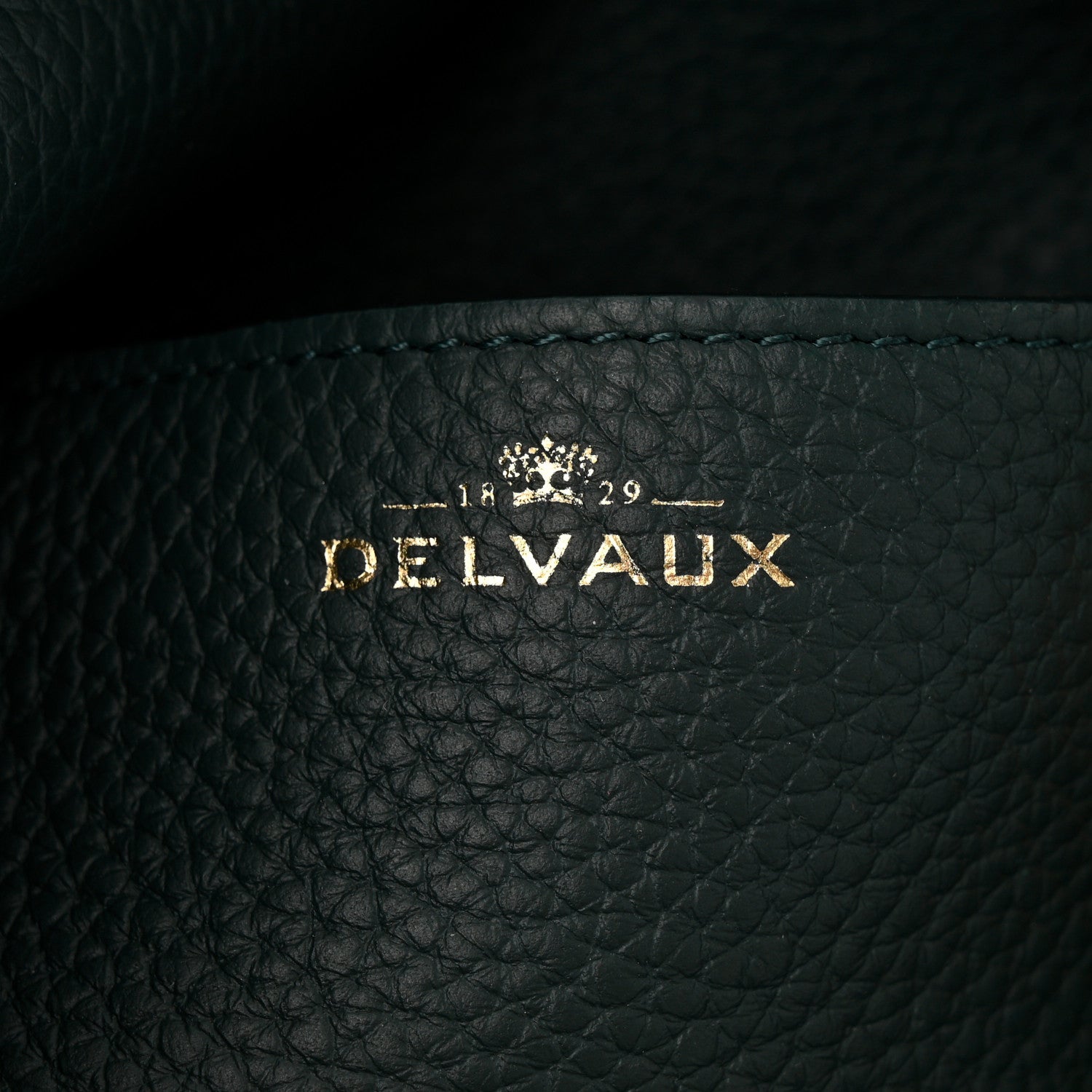 Delvaux Taurillon Pin Daily Surpique Bucket 7 of 14