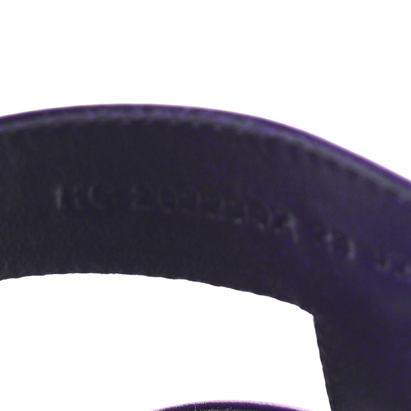 Calfskin Oran Sandals 39 Violet Majorette