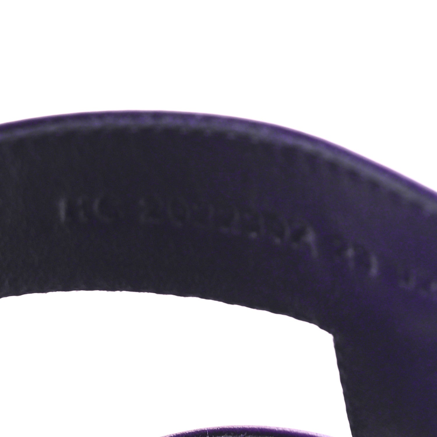 Hermes Calfskin Oran Sandals 39 Violet Majorette 9 of 9