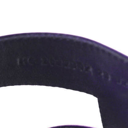 Hermes Calfskin Oran Sandals 39 Violet Majorette 9 of 9