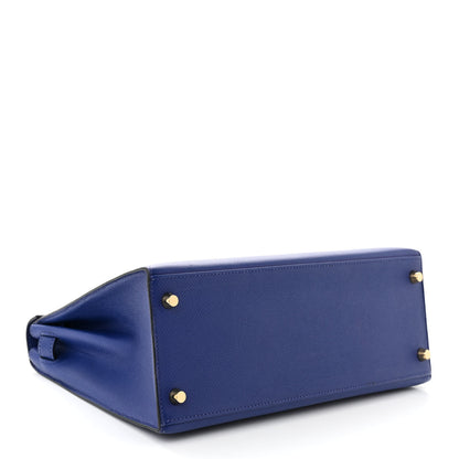Hermes Epsom Kelly Sellier 28 Bleu Electrique 4 of 10