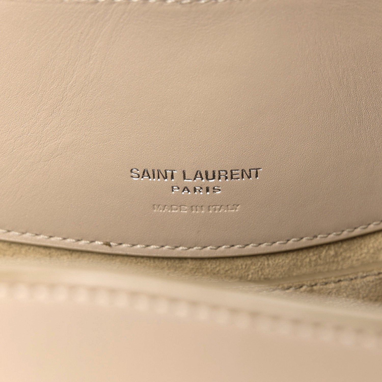 Saint Laurent Shiny Calfskin Le 37 Bucket Bag Sea Salt 6 of 11