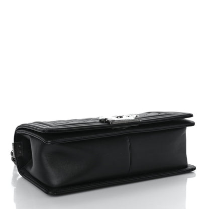 Chanel Calfskin Quilted Medium Boy Flap Black 4 of 11