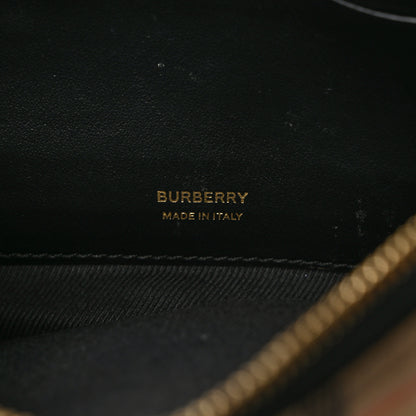 Burberry Vintage Check Calfskin Olympia Pouch Archive Beige 6 of 10