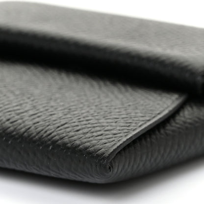 Hermes Epsom Bastia Coin Purse Black 8 of 8