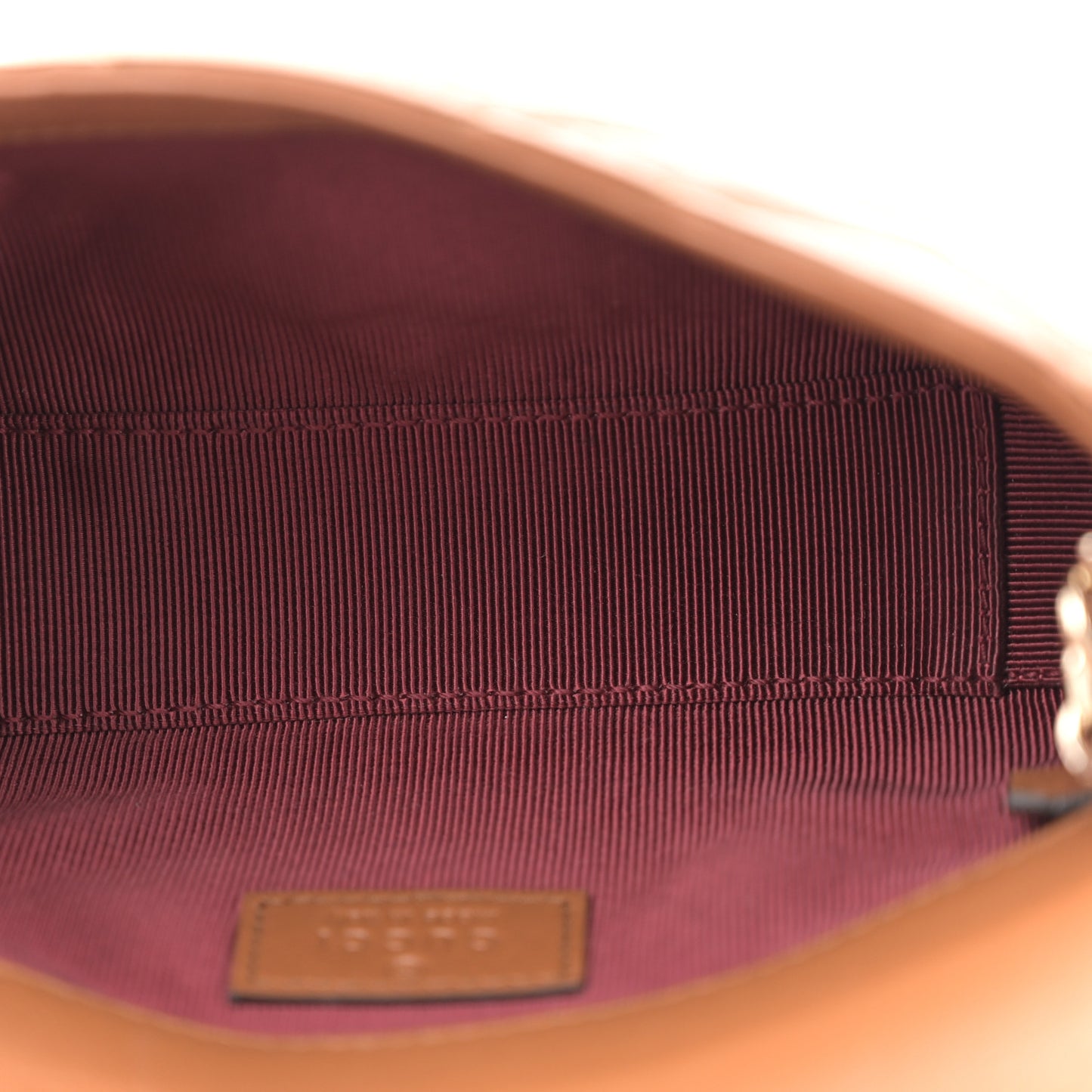 Lambskin Matelasse Mini GG Marmont Shoulder Bag Brown