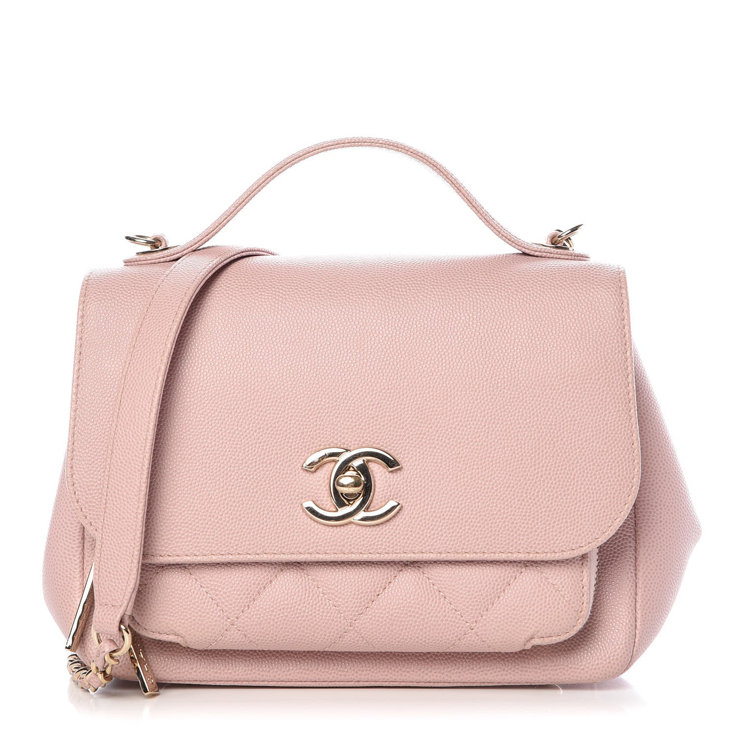Chanel Caviar Quilted Small Business Affinity Flap Light Pink 1 of 9
