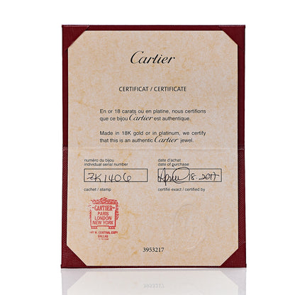 Cartier 18K White Gold Diamond Caresse D'Orchidees Par Necklace 5 of 6