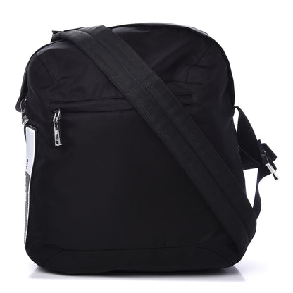 Prada Tessuto Nylon Flat Messenger Bag Black 1 of 9