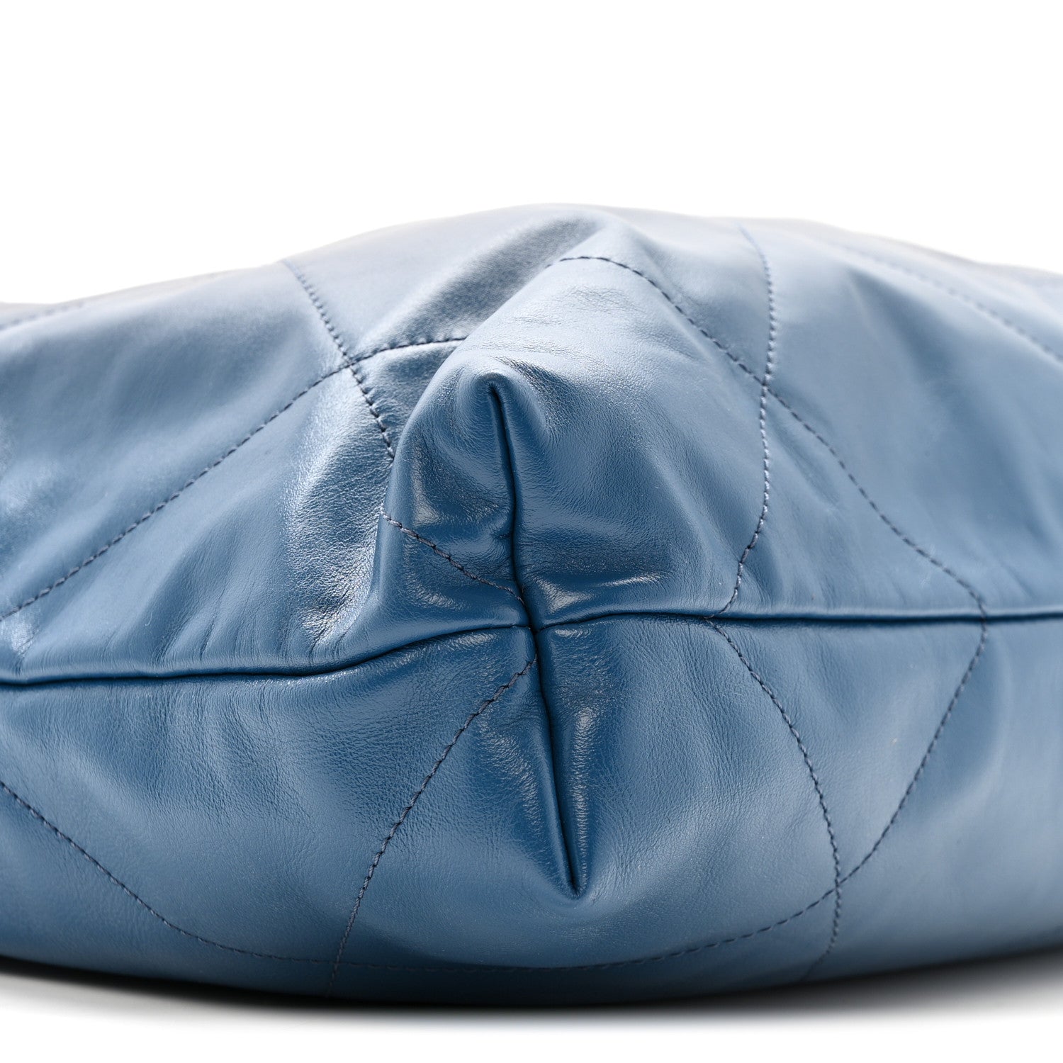 Chanel Shaded Calfskin Quilted Chanel 22 Blue Dark Blue 9 of 11