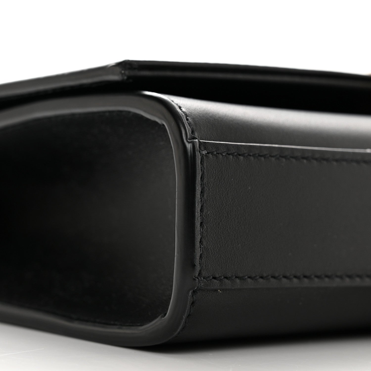 Saint Laurent Smooth Calfskin Small Classic Monogram Kate Tassel Chain Wallet Black 10 of 11