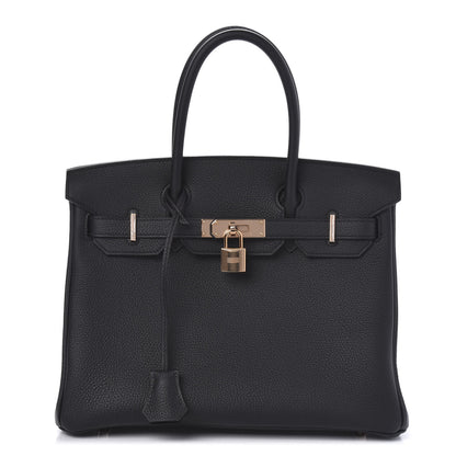 Hermes Togo Birkin 30 Black 1 of 11