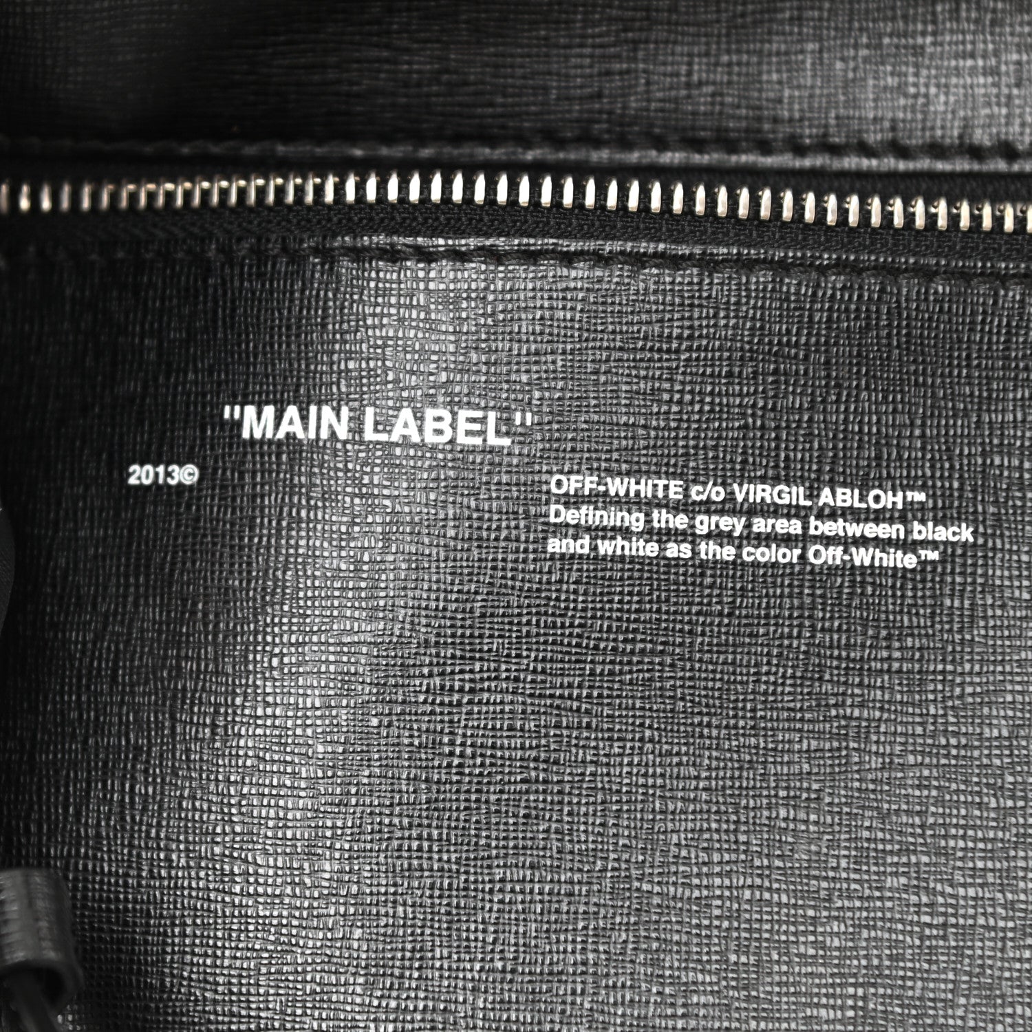 Off-White Calfskin Sculpture Tote Bag Black 7 of 9
