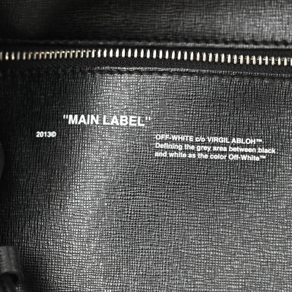 Off-White Calfskin Sculpture Tote Bag Black 7 of 9