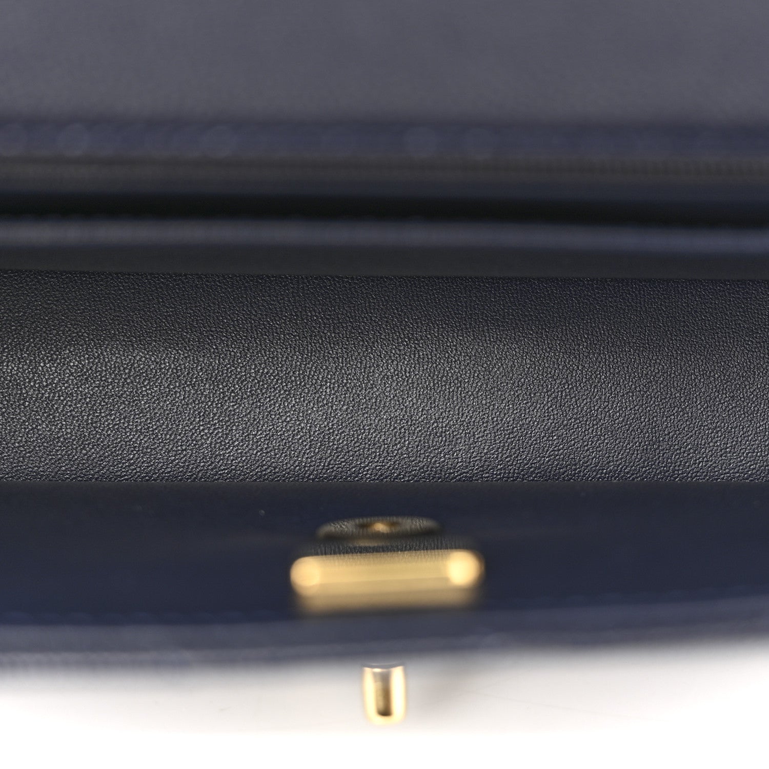 Chanel Caviar Quilted Small Handy CC Flap Navy 5 of 12