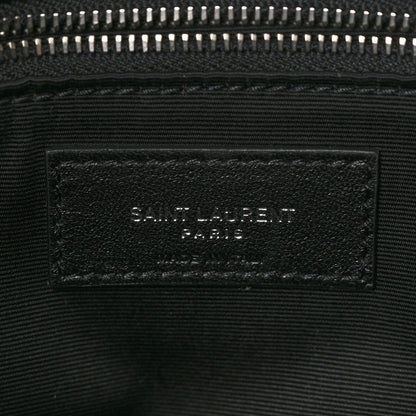 Saint Laurent Patent Matelasse Monogram Medium Niki Chain Satchel Black 8 of 11