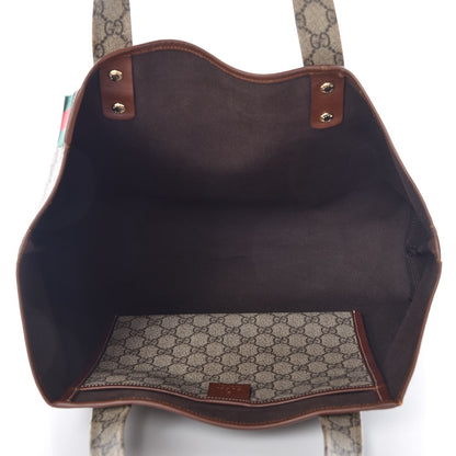 Gucci GG Plus Monogram Medium Signature Web Loop Tote Brown 5 of 17