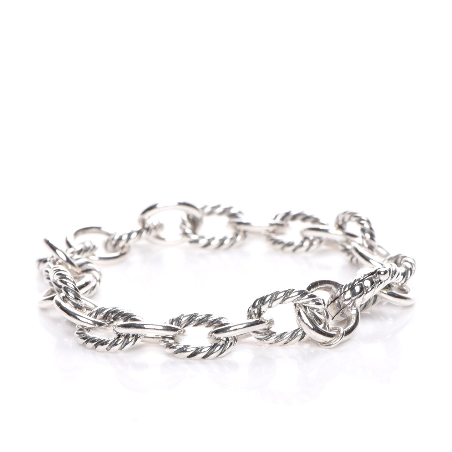 Sterling Silver 10mm Medium Oval Link Bracelet