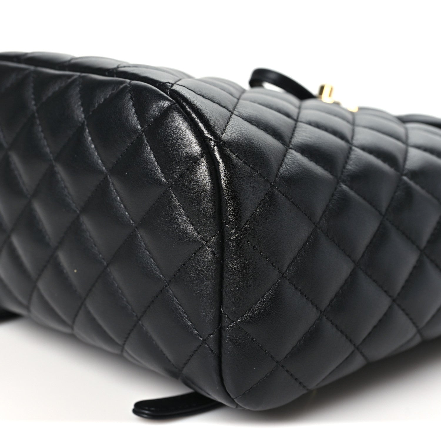 Chanel Calfskin Quilted Small Urban Spirit Backpack Black 10 of 11