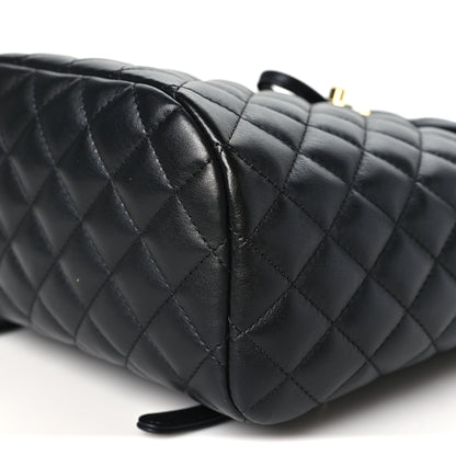 Chanel Calfskin Quilted Small Urban Spirit Backpack Black 10 of 11
