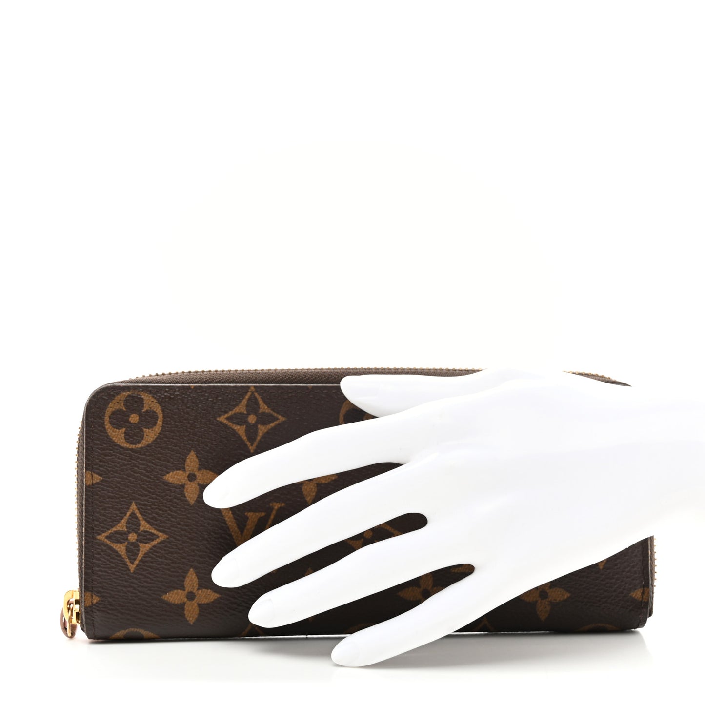 Monogram Clemence Wallet Rose Ballerine