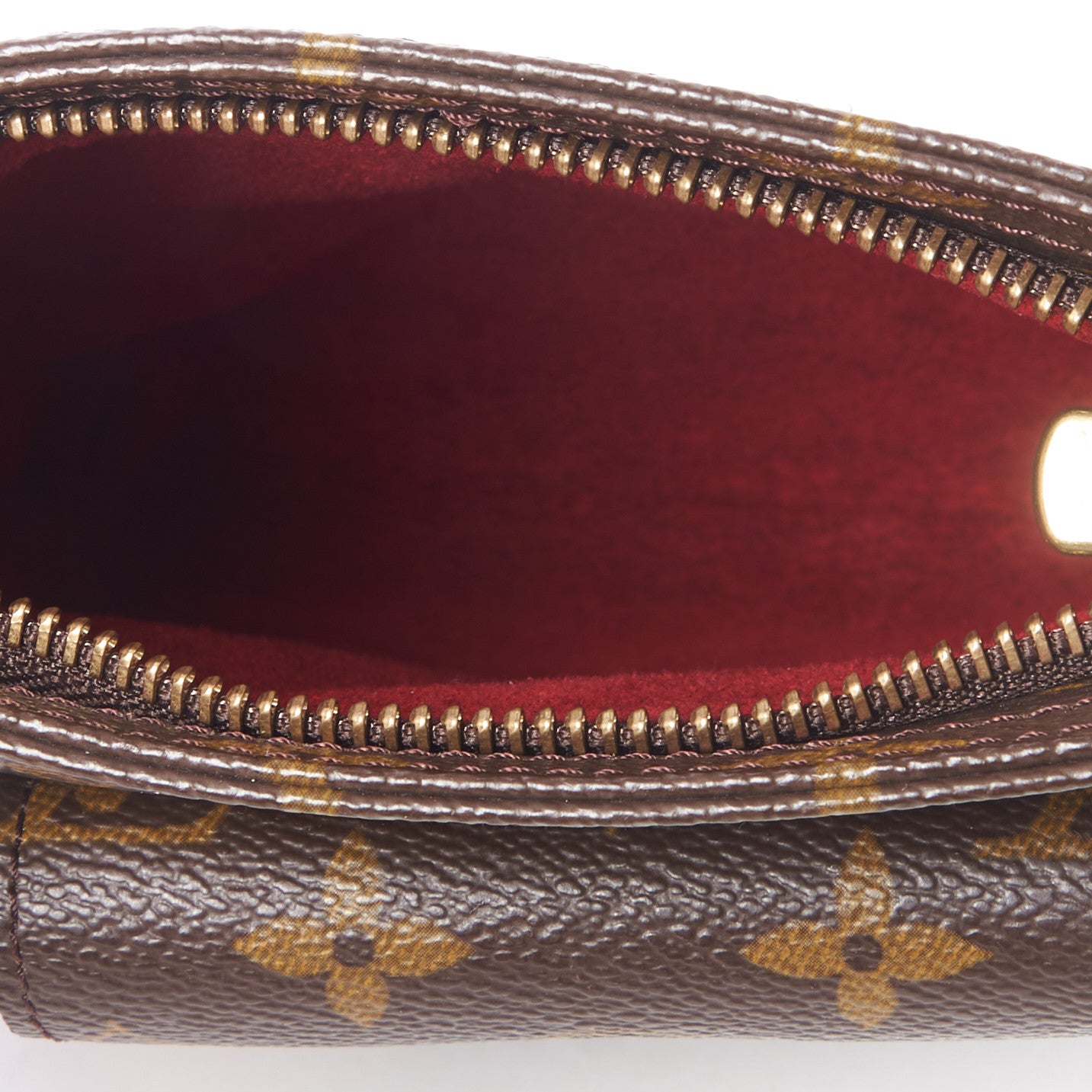 Monogram Partition Wristlet