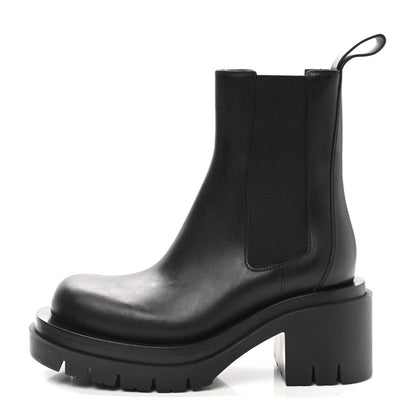 Bottega Veneta Calfskin The Lug Chelsea 30/70mm Ankle Boots 35.5 Black 1 of 7