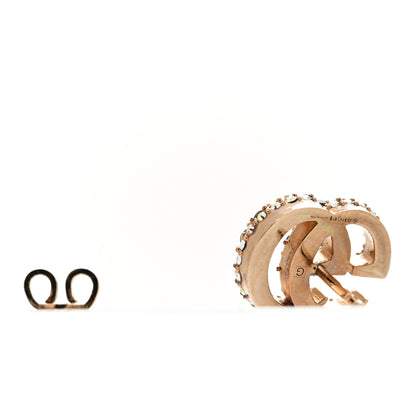 Gucci Crystal GG Marmont Stud Earrings Aurora Borealis 4 of 5