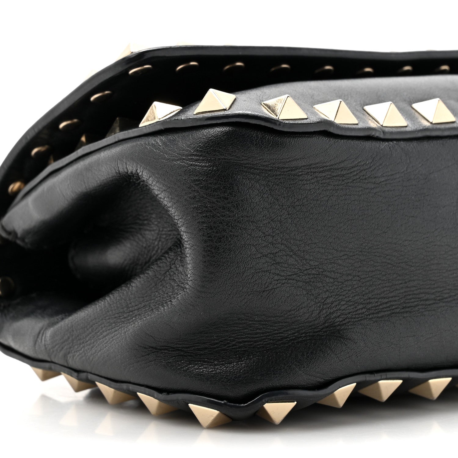 Valentino Garavani Calfskin Rockstud Belt Bag Black 9 of 13