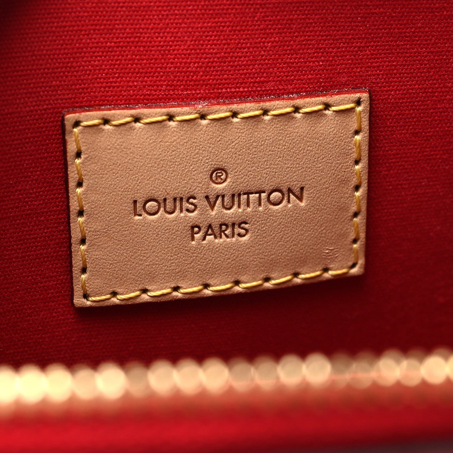 Louis Vuitton Vernis Alma PM Pomme D'Amour 6 of 10