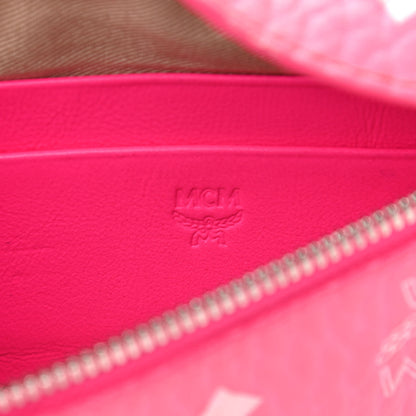 MCM Visetos Mini Crossbody Neon Pink 11 of 12