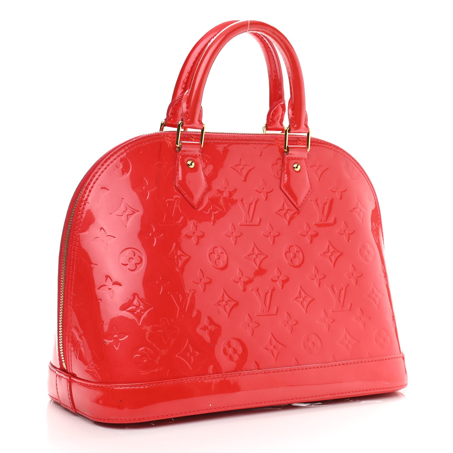 Louis Vuitton Vernis Alma PM Rouge Grenadine 3 of 15