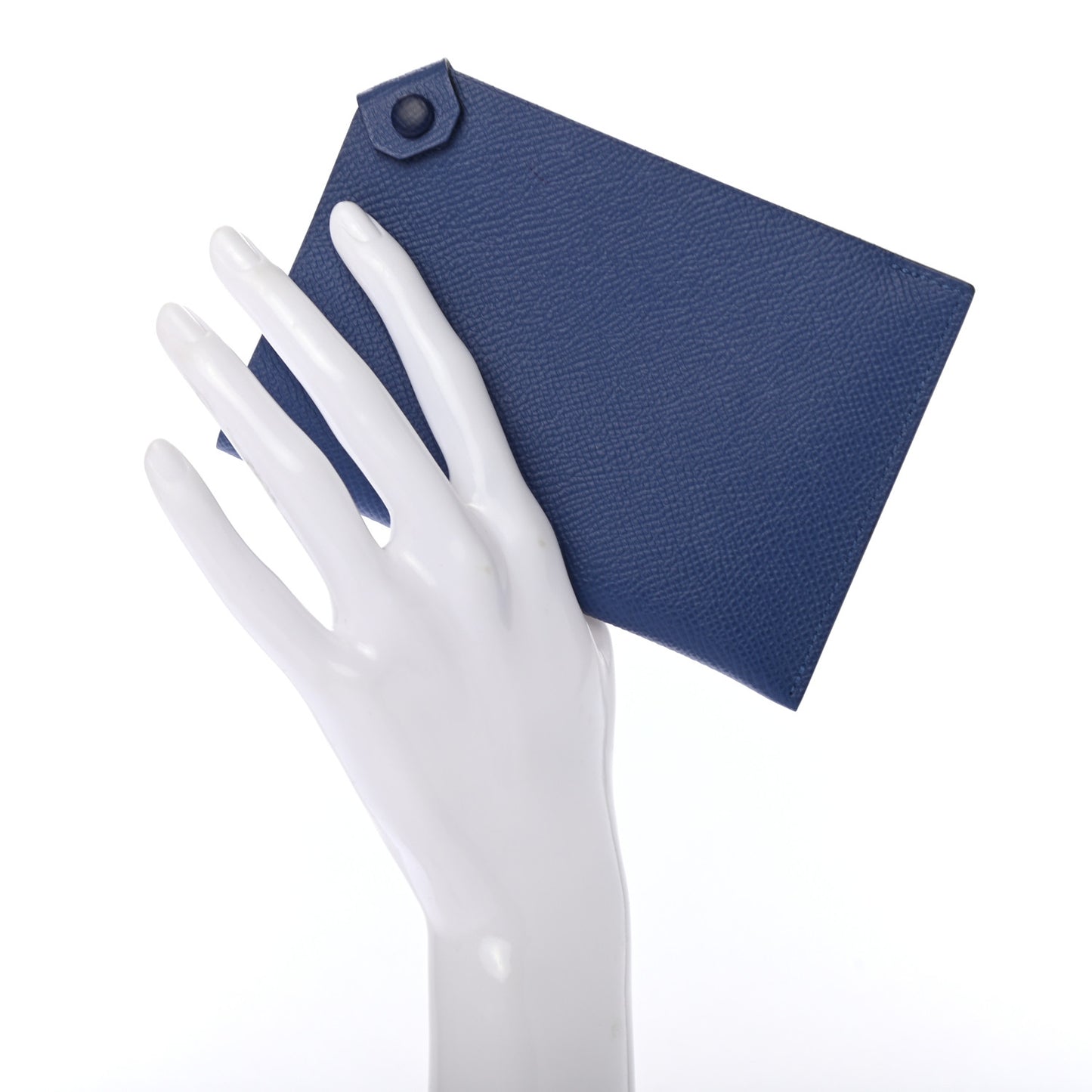 Epsom Tarmac PM Passport Holder Bleu Saphir