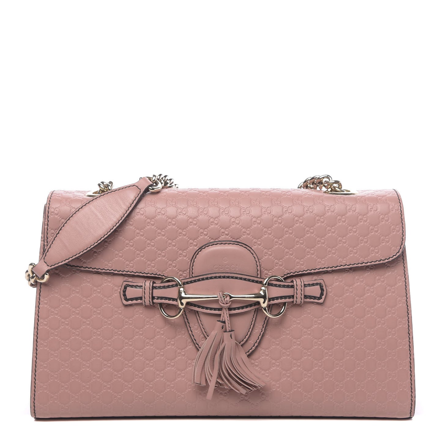 Microguccissima Medium Emily Chain Shoulder Bag Soft Pink