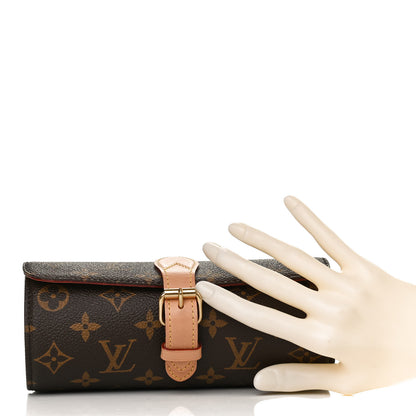 Louis Vuitton Monogram 3 Watch Travel Case 2 of 8