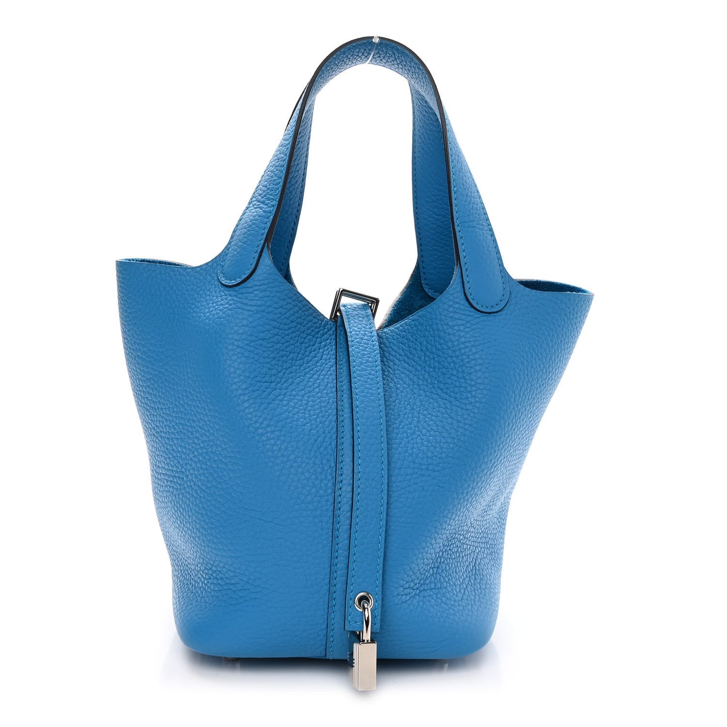 Taurillon Clemence Picotin Lock 18 PM Bleu Frida