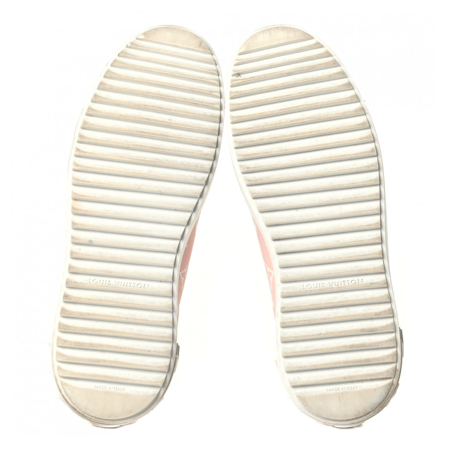 Monogram Giant Time Out Sneakers 38.5 Rose Rouge