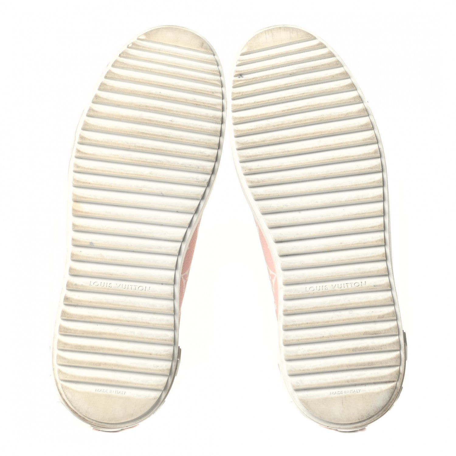 Louis Vuitton Monogram Giant Time Out Sneakers 38.5 Rose Rouge 4 of 5
