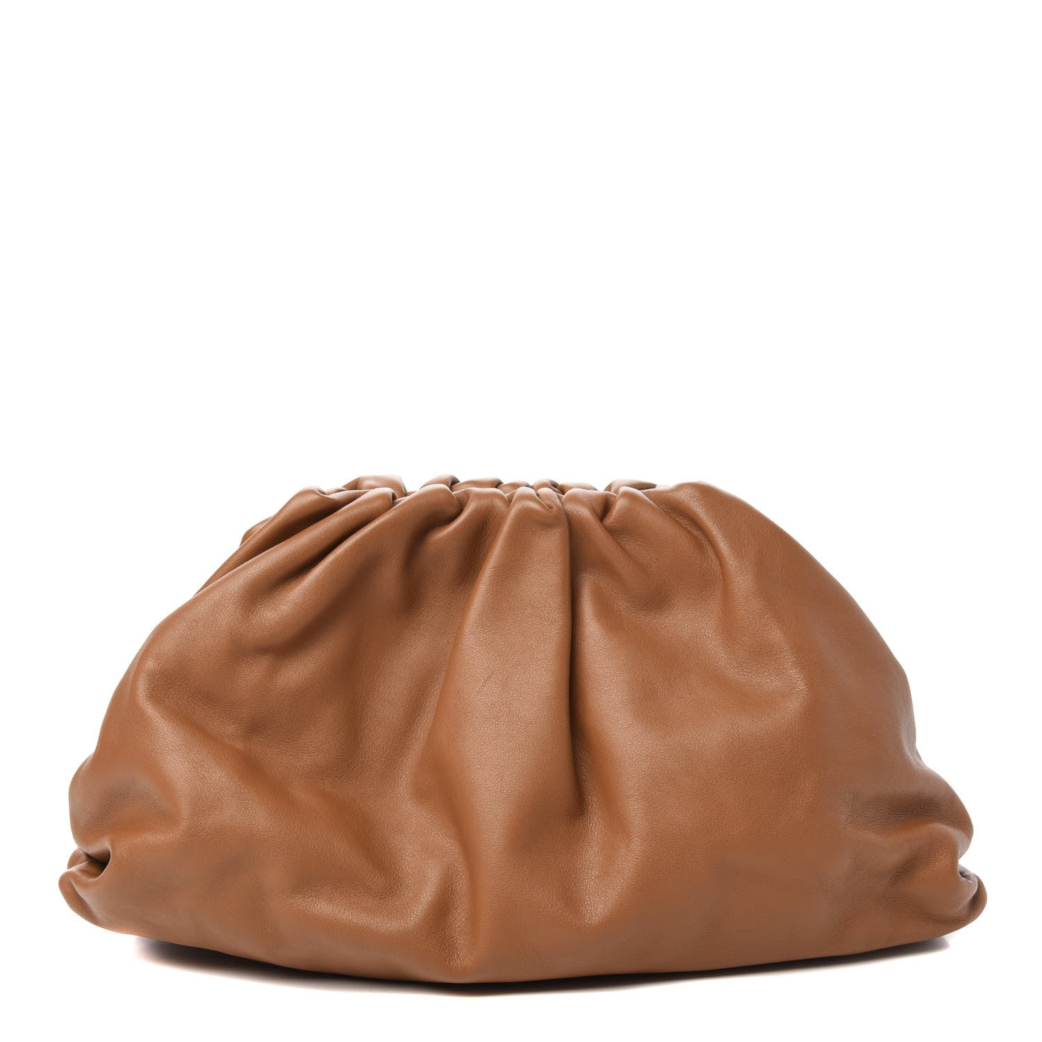 Bottega Veneta Smooth Butter Calf The Pouch Oversized Clutch Cammello 1 of 11